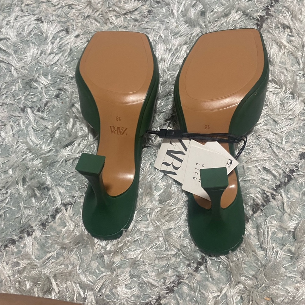 Zara sheep leather sandals bloggers fav - Picture 13 of 15